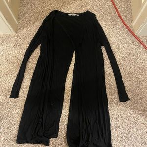 Black Athleta Open-Back Cardigan - Size Medium